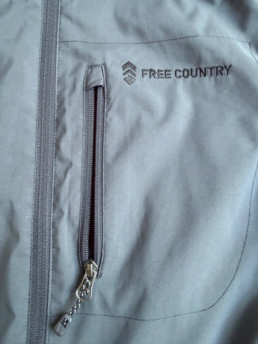 Men's Reversible Fleece-Lined Softshell Vest Free Country Sz M